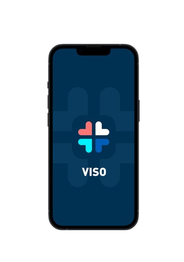 The viso app on a smartphone