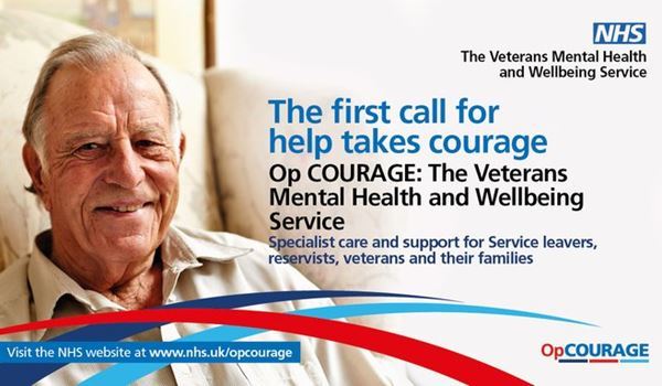 The first call for help takes Courage.  Op Courage:  the veterans mental health and wellbeing service