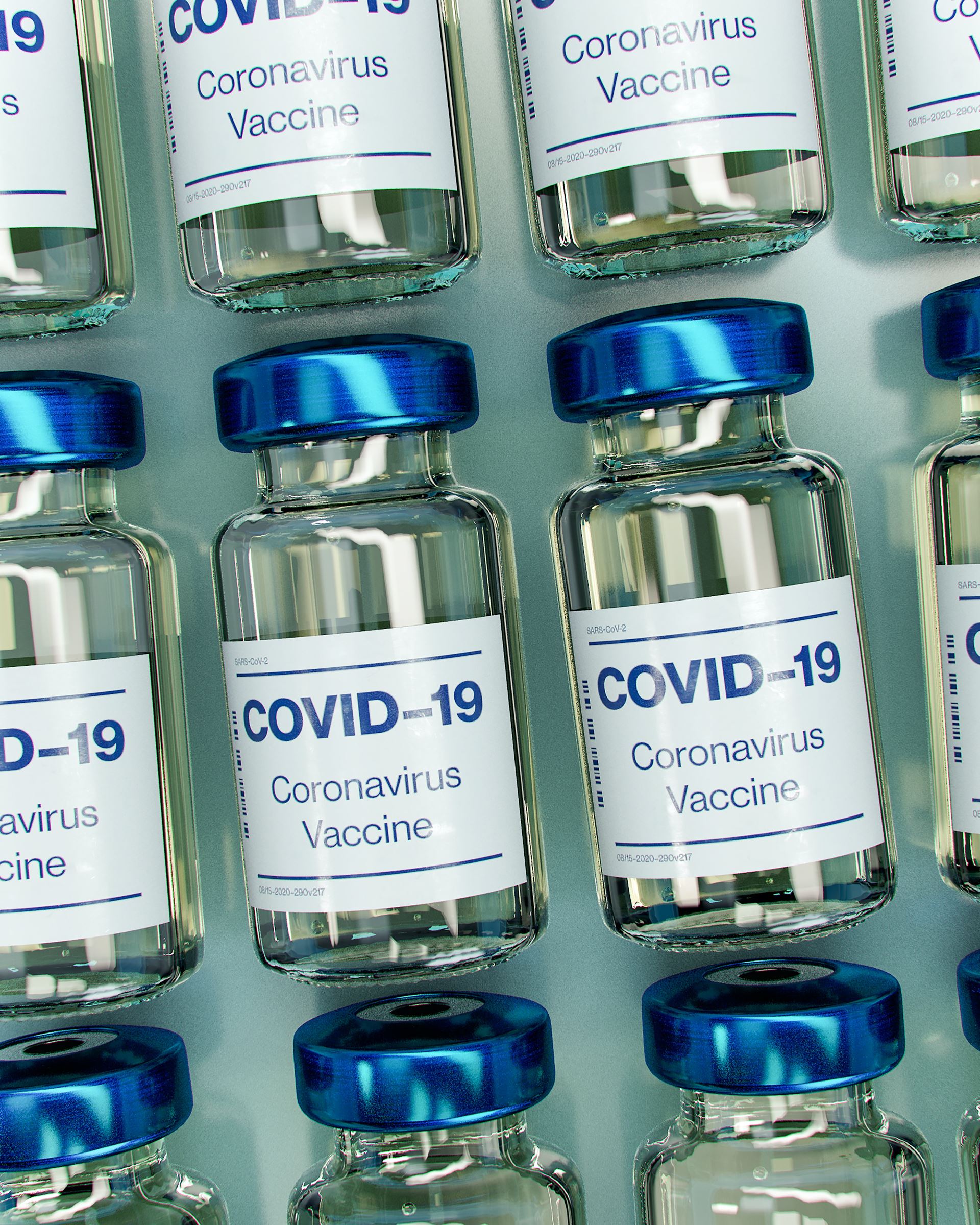 vials of coronavirus vaccine